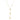 14K Puffed Heart Lariat