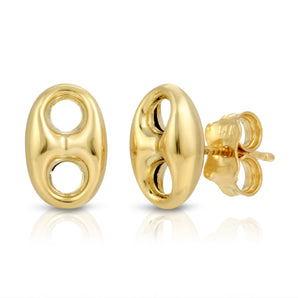 10K Puff Mariner Studs