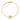 14K 3D Heart Bracelet