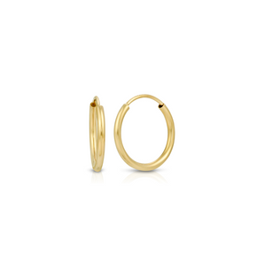 14K Mini Endless Hoops