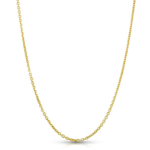 14K 1.2mm Cable Chain